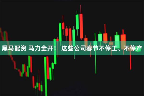 黑马配资 马力全开！ 这些公司春节不停工、不停产