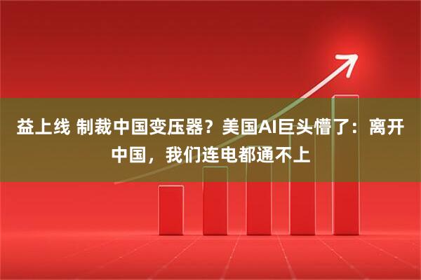 益上线 制裁中国变压器？美国AI巨头懵了：离开中国，我们连电都通不上