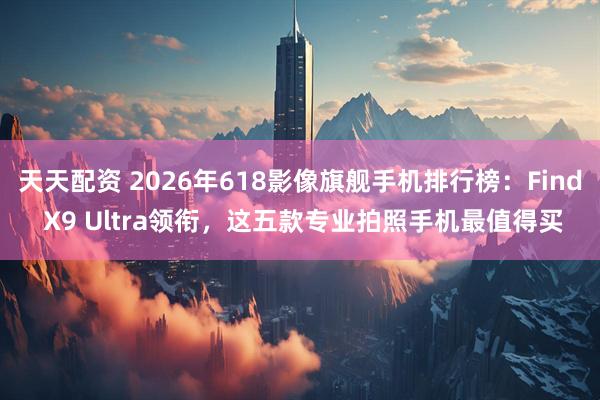 天天配资 2026年618影像旗舰手机排行榜：Find X9 Ultra领衔，这五款专业拍照手机最值得买