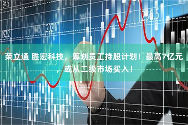 荣立通 胜宏科技，筹划员工持股计划！最高7亿元，或从二级市场买入！