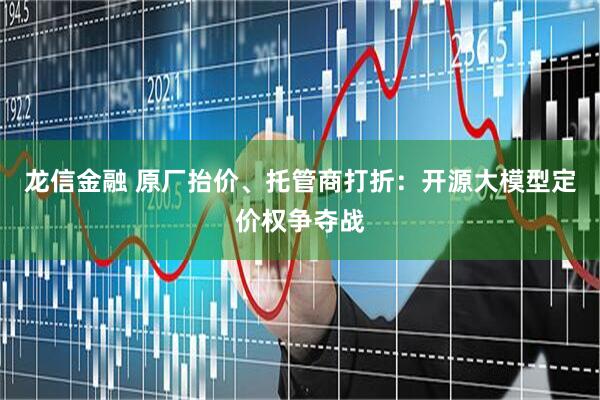 龙信金融 原厂抬价、托管商打折：开源大模型定价权争夺战